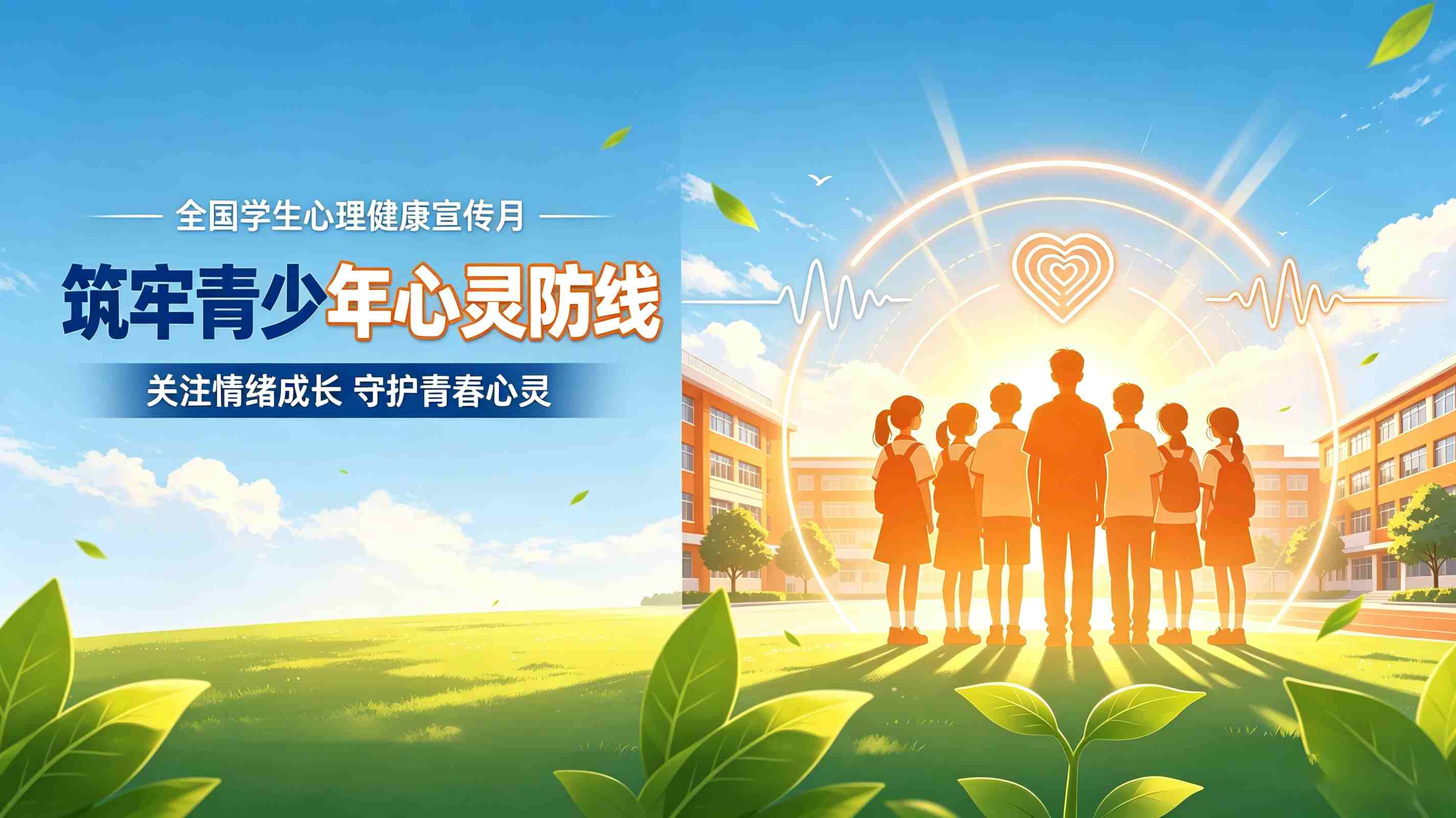 心理健康宣传月，筑牢青少年心灵防线