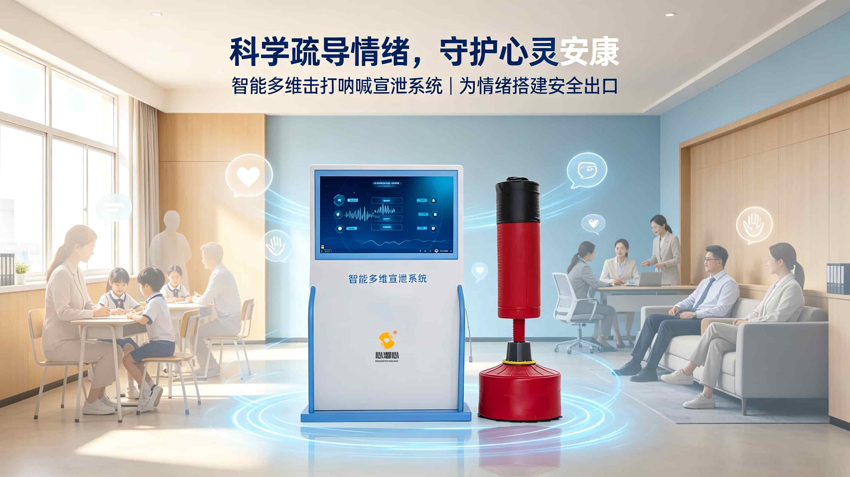 智能多维击打呐喊宣泄系统｜科学释放内心压